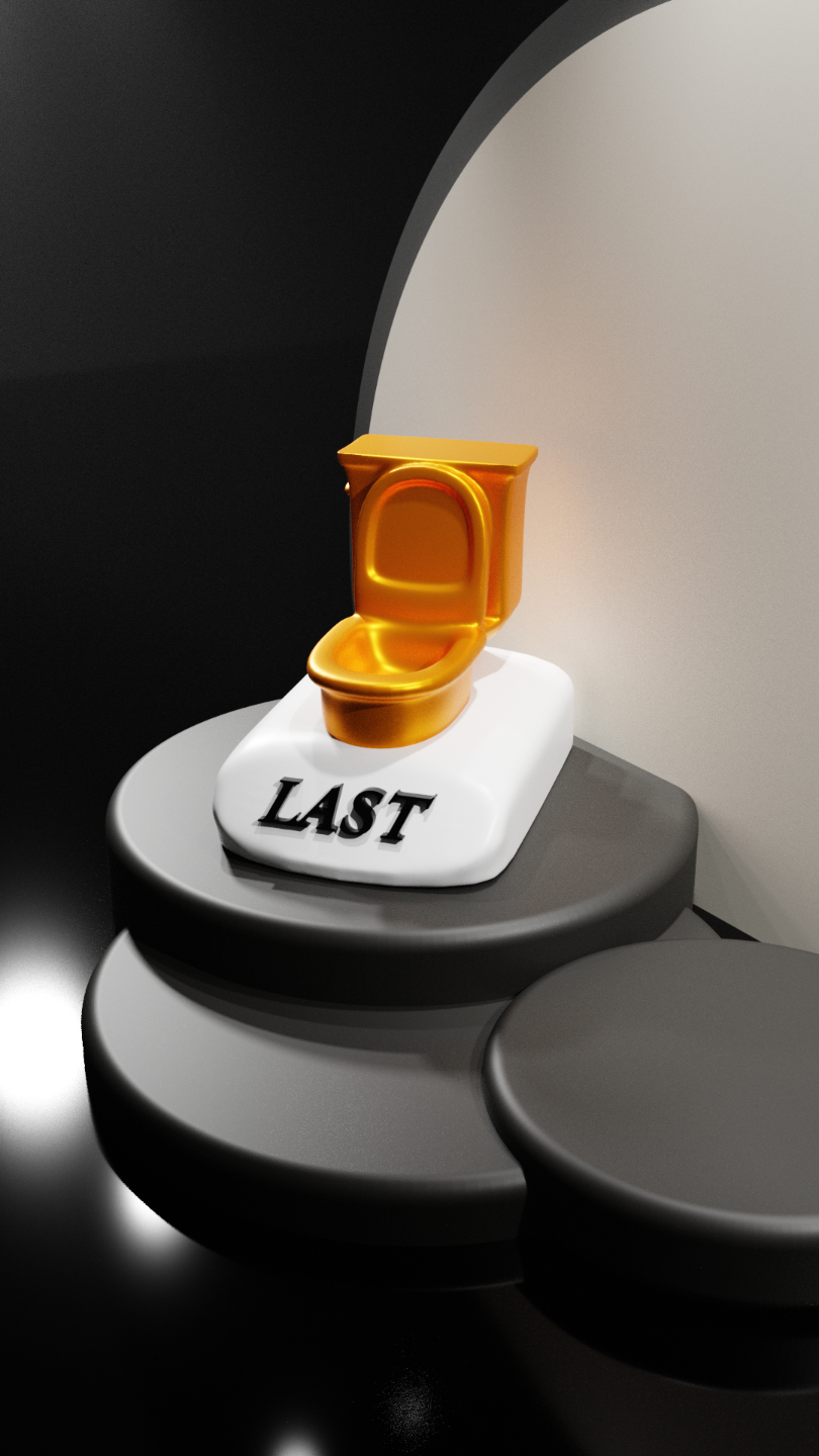 Toilet Trophy for Last place