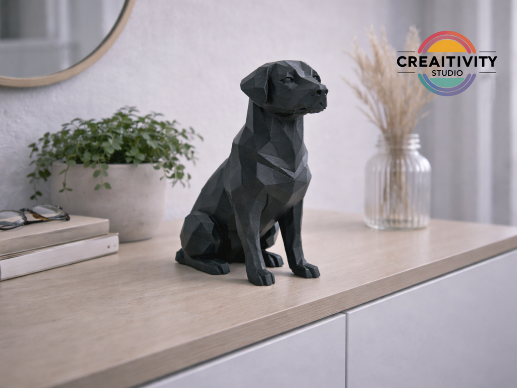 Low-Poly Labrador - Free Commercial Use