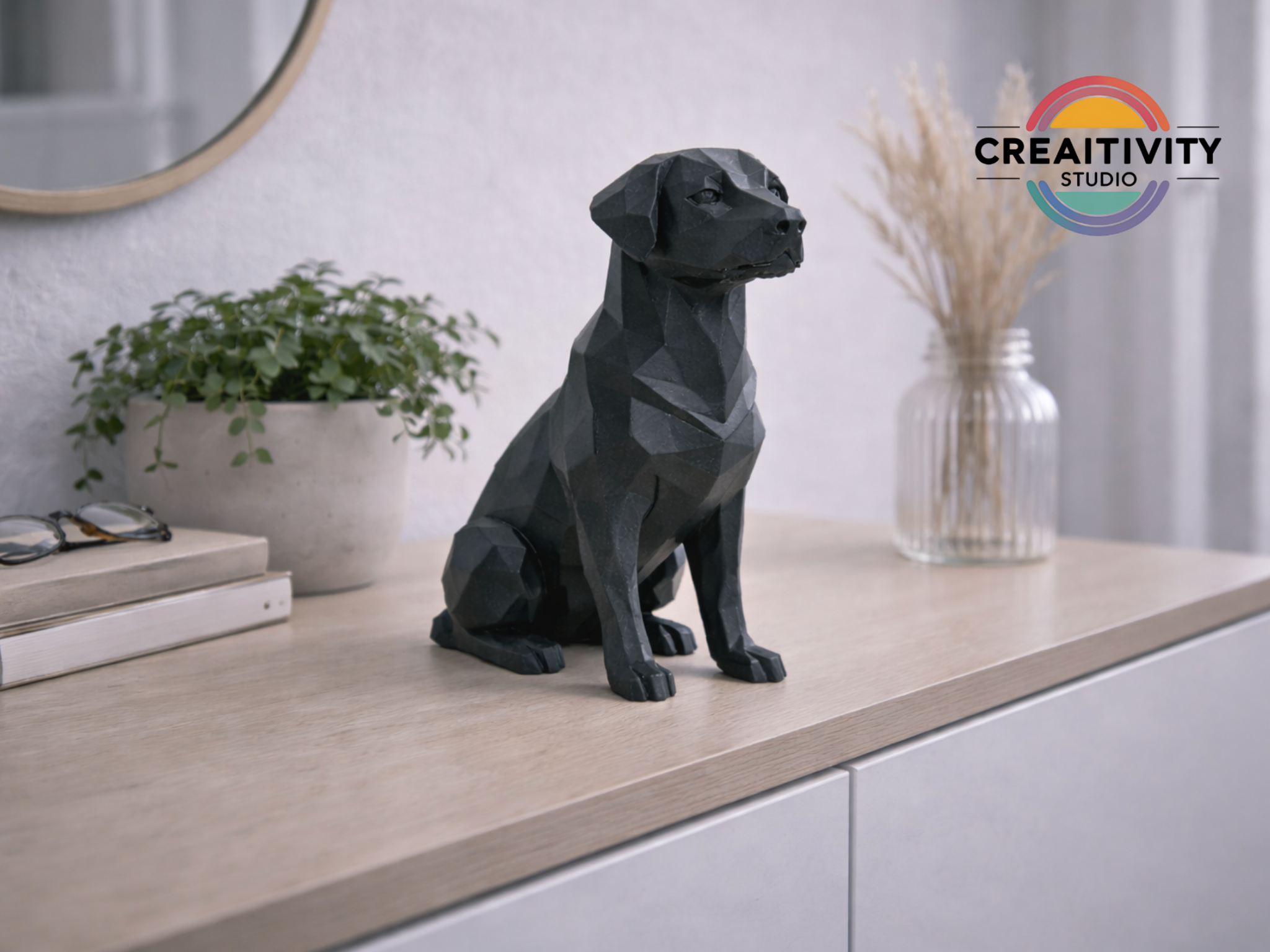 Low-Poly Labrador - Free Commercial Use