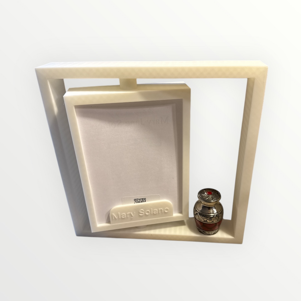 5x7 Rotating Photo Frame/Urn holder