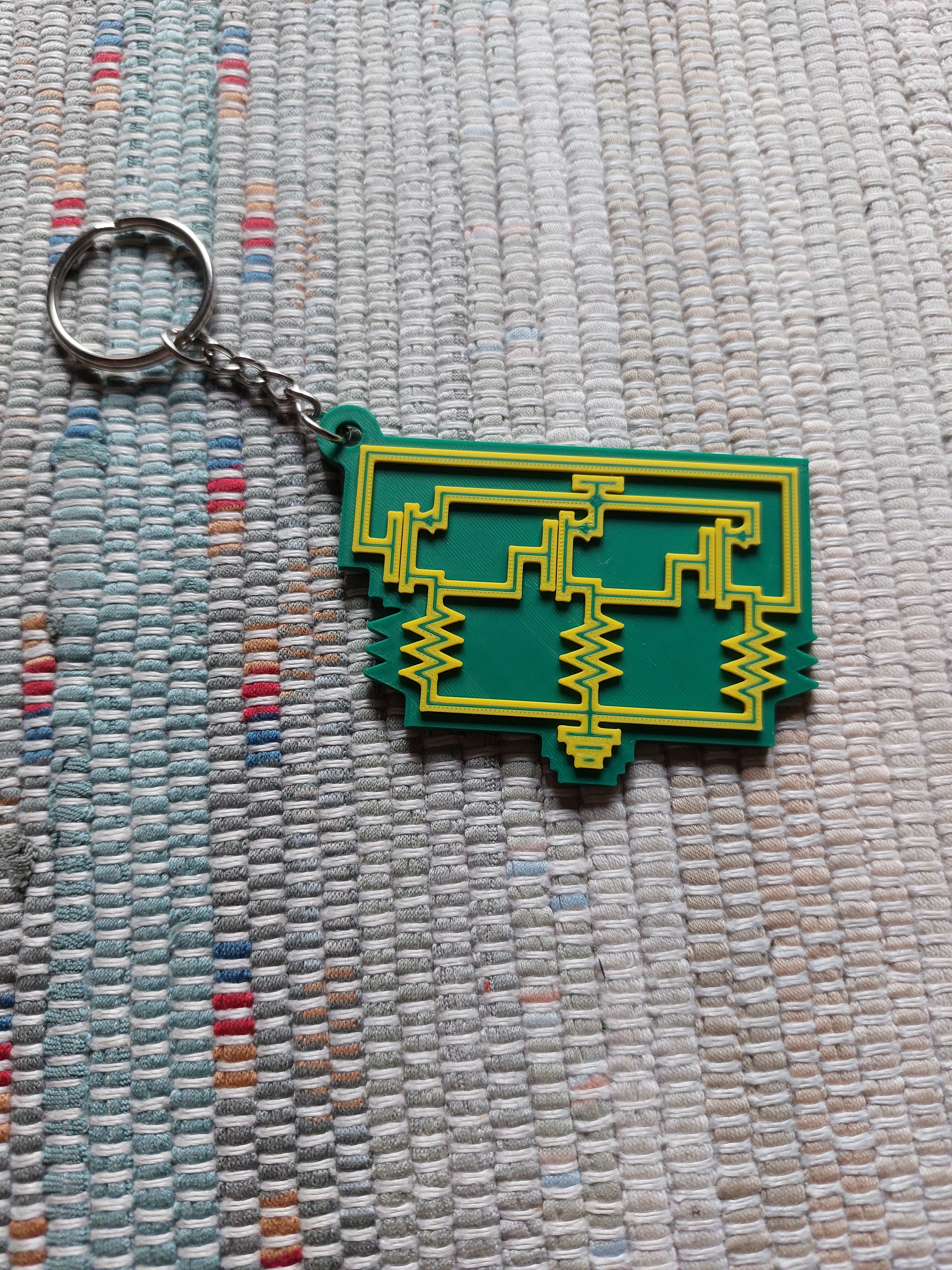 Ring Oscillator Keychain