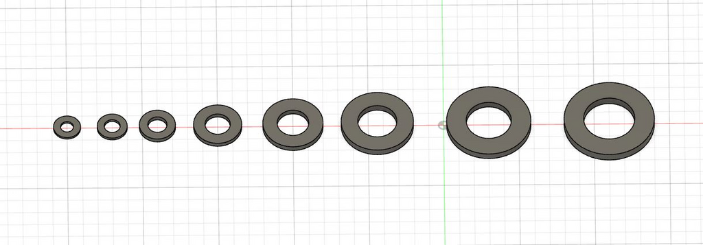 Washer M4 to M16 UNI6592-ISO7089