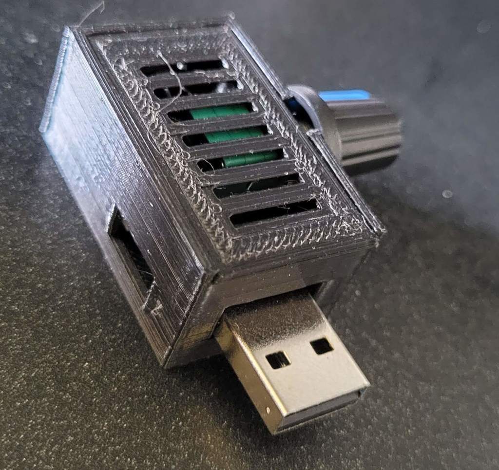USB Stepless Fan Controller Case