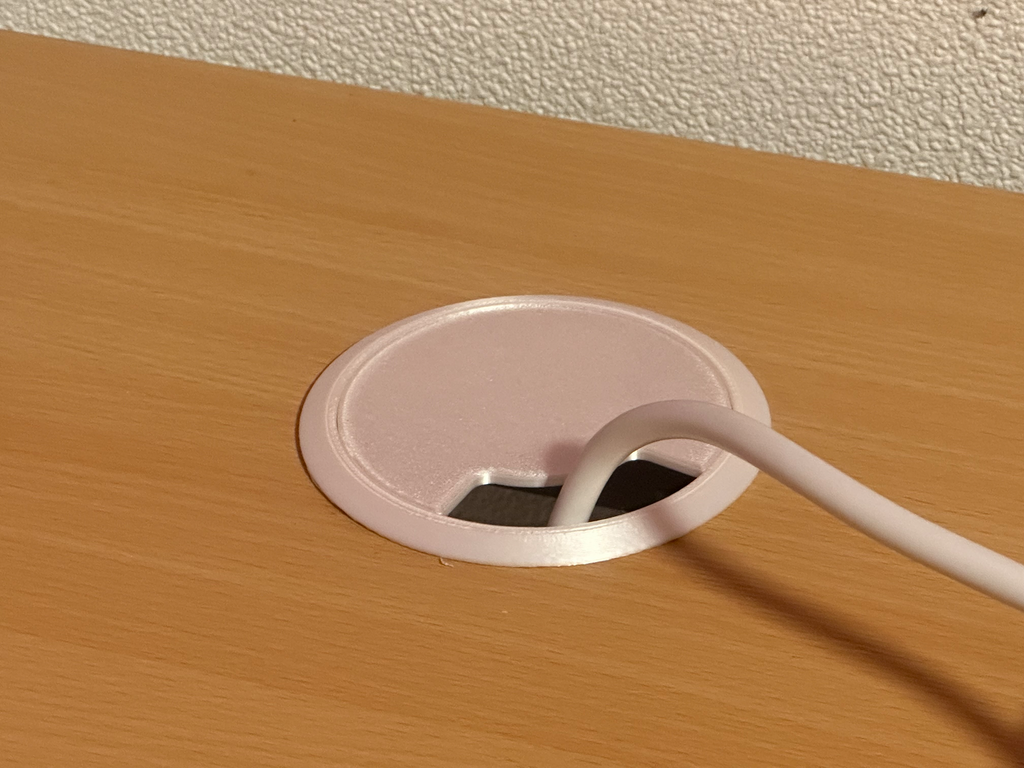 Kabeldurchführung, Lochabdeckung 80mm, Desk Cable grommets Pass-through 3,15 Inch