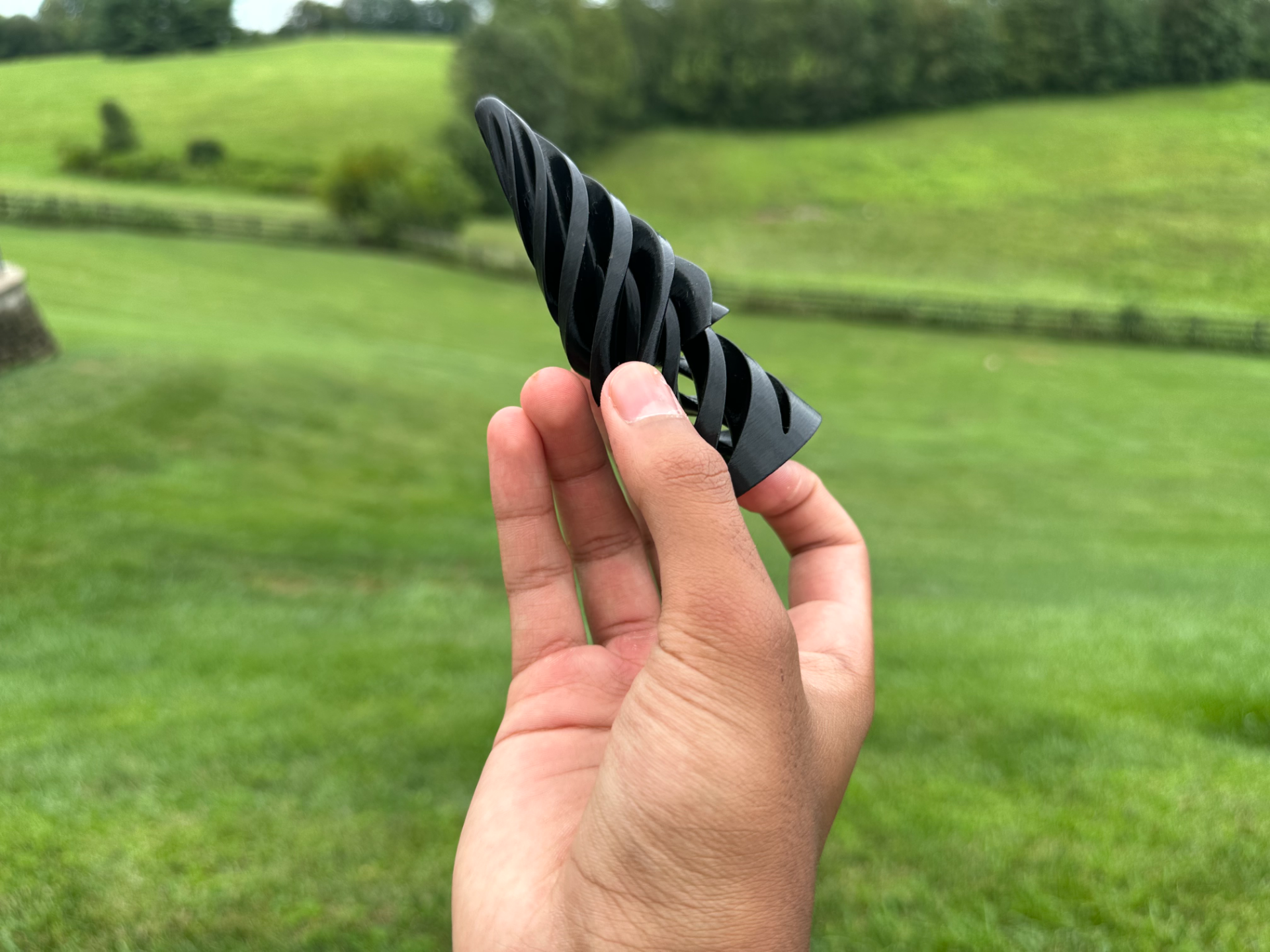 Spiral cone fidget