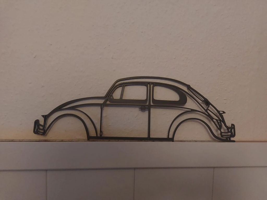 VW Beetle Silhouette