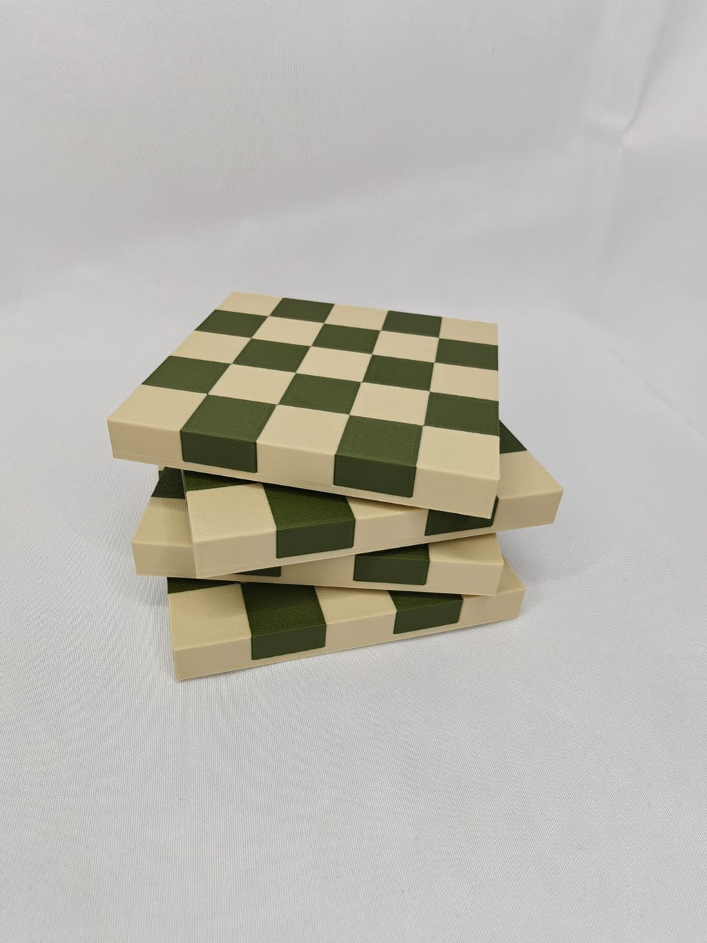 Checkered Coaster Set