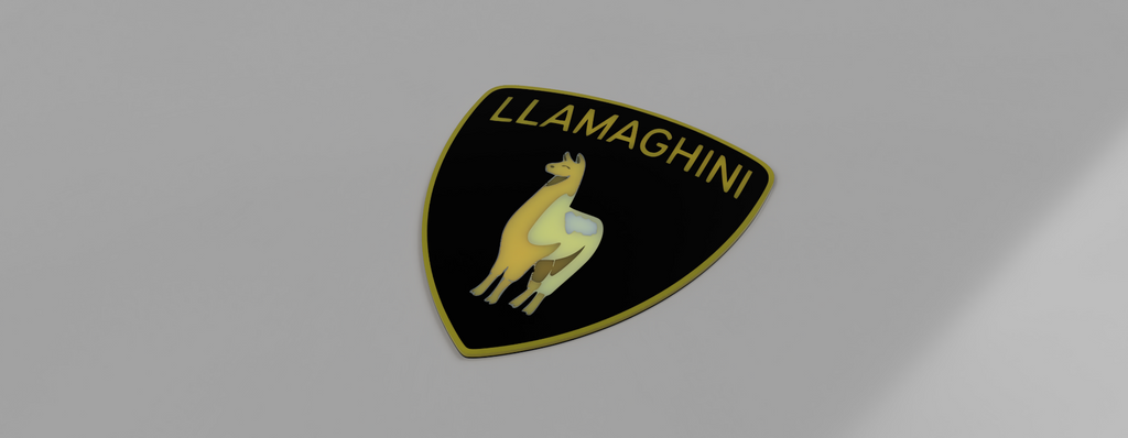 LLAMAGHINI badge