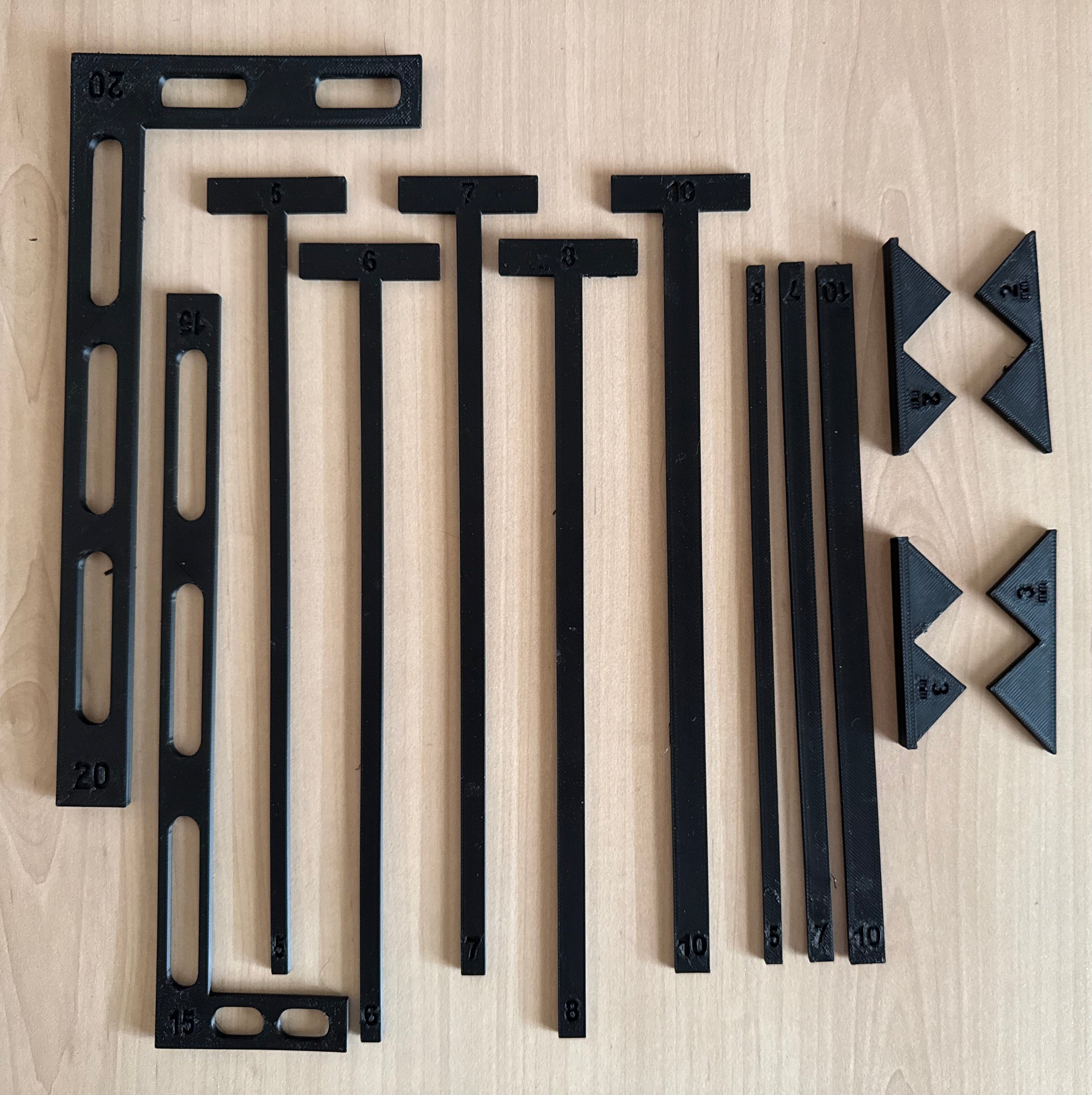 Bookbinding spacers & corner jigs