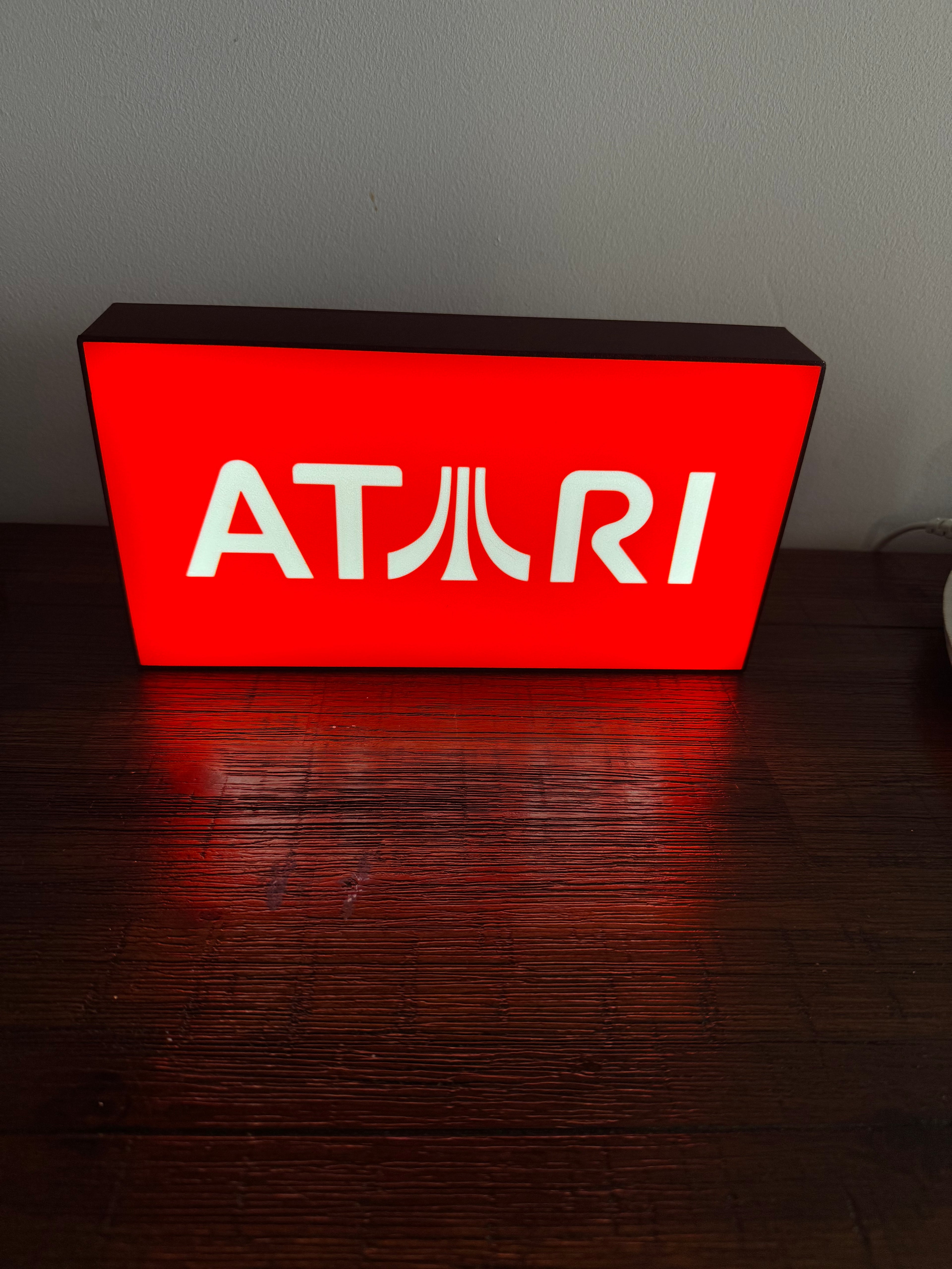 Atari - Red Logo Light Up Sign