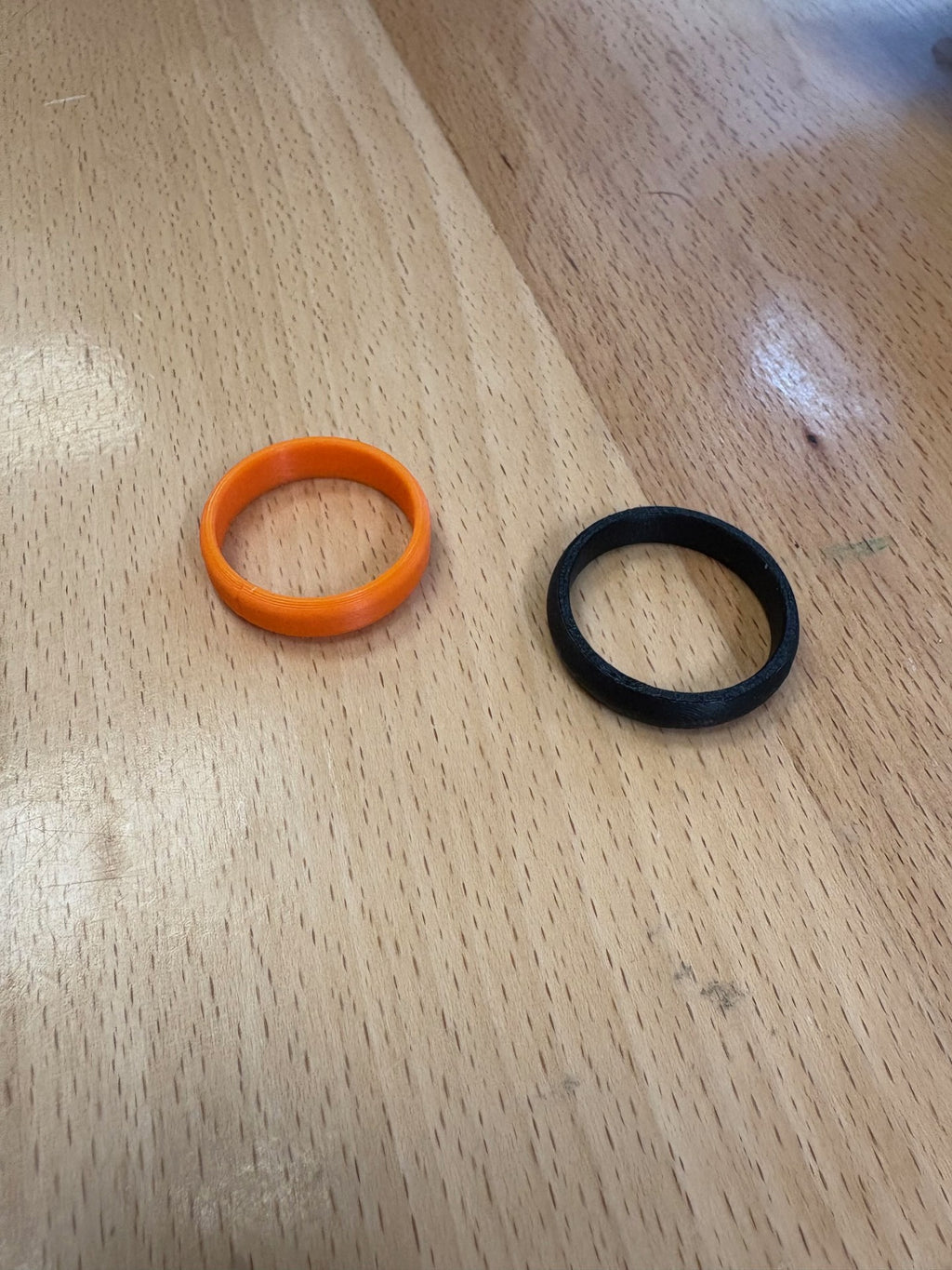 Simple print 7mm thick wedding ring