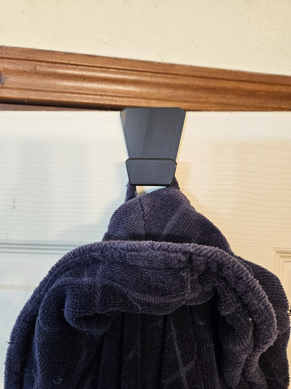 Door hanger for towels or robes