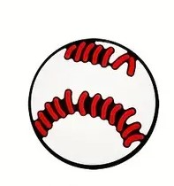 baseball croc charm (Multi-/Single color)