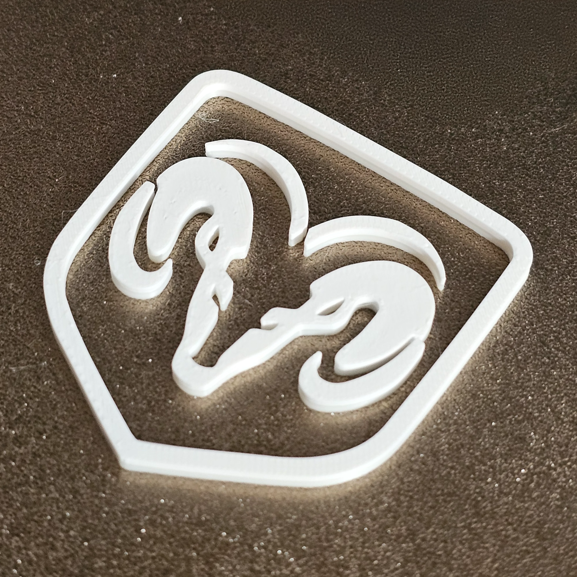 Dodge Ram Truck Logo - 3D Printed Design