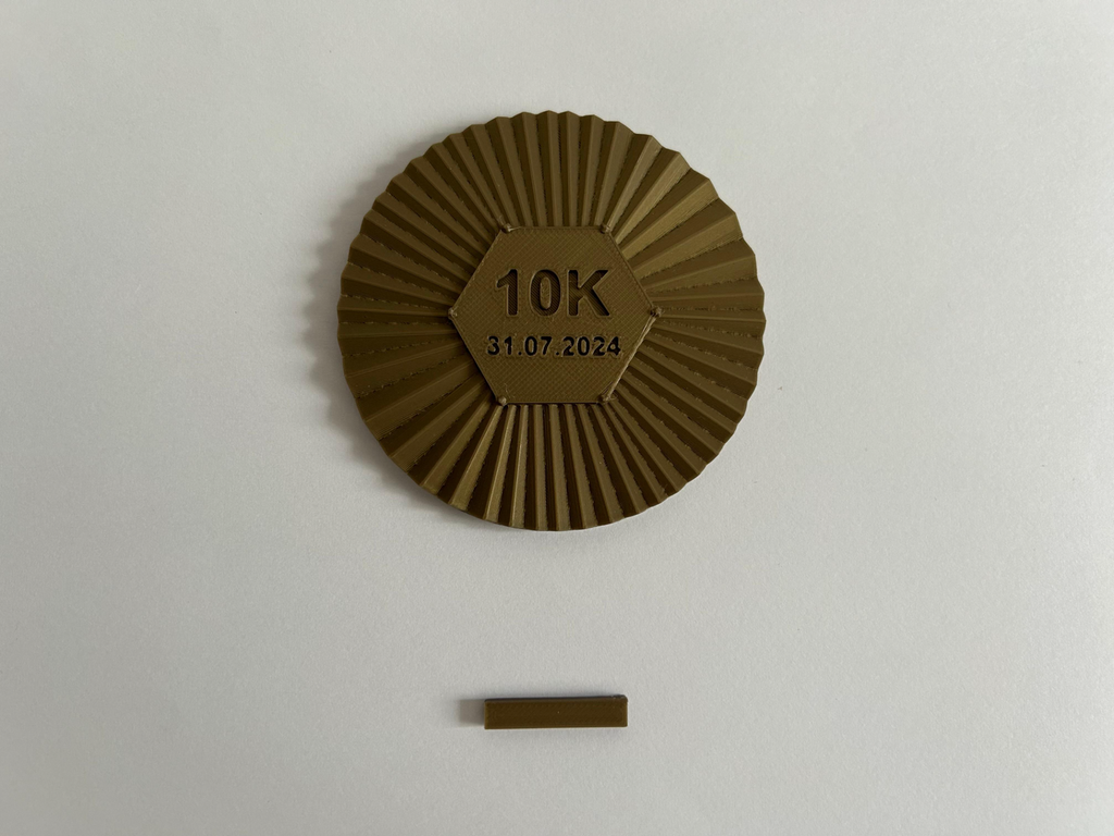 Blank Paris Olympic Medal