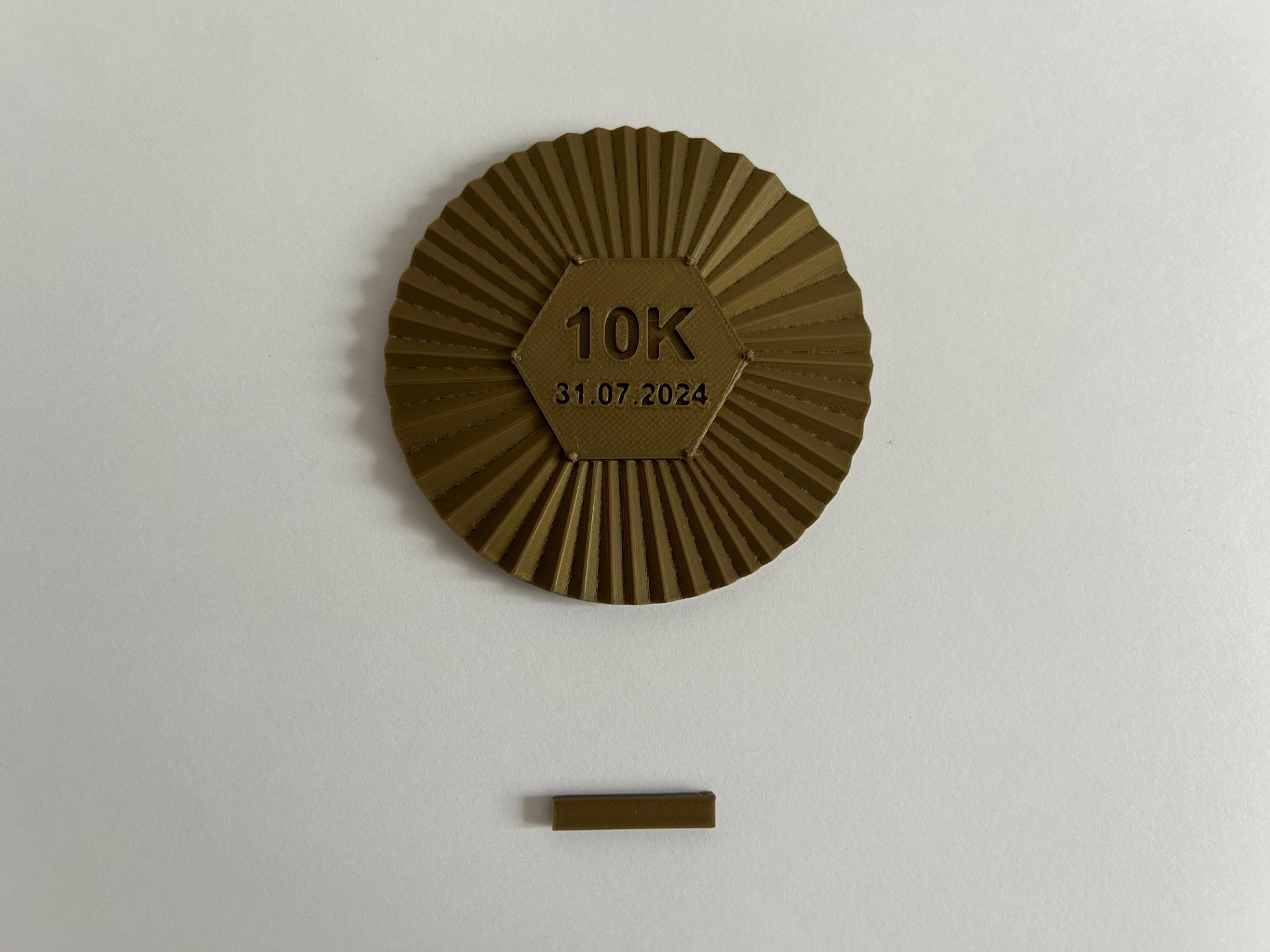 Blank Paris Olympic Medal