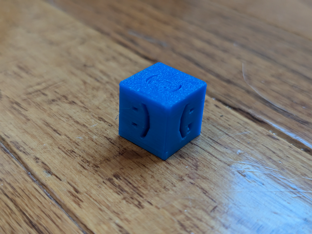 funny calibration cube