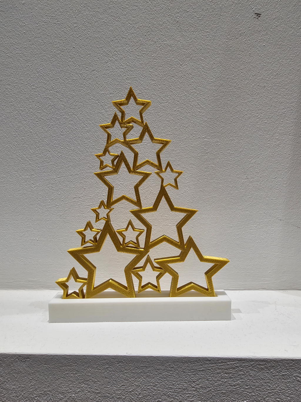 Christmas tree of stars