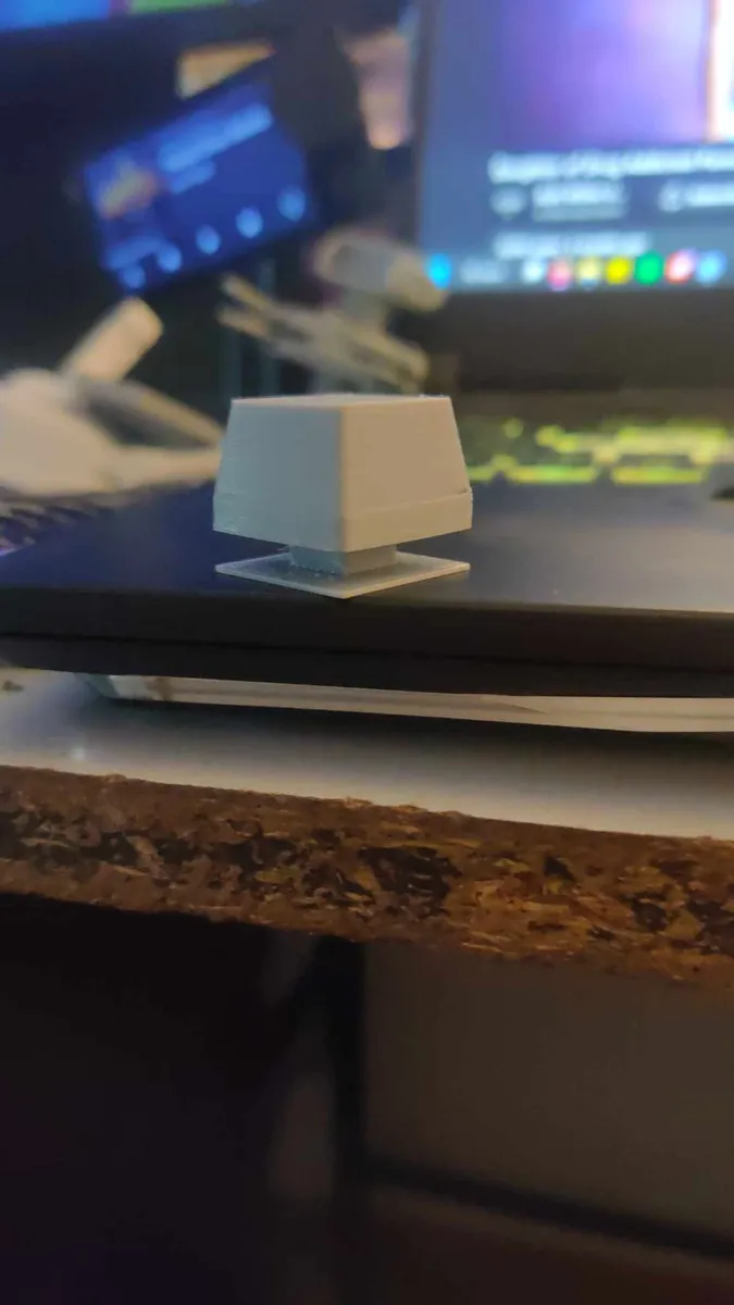 Keyboard key fidget spring loaded