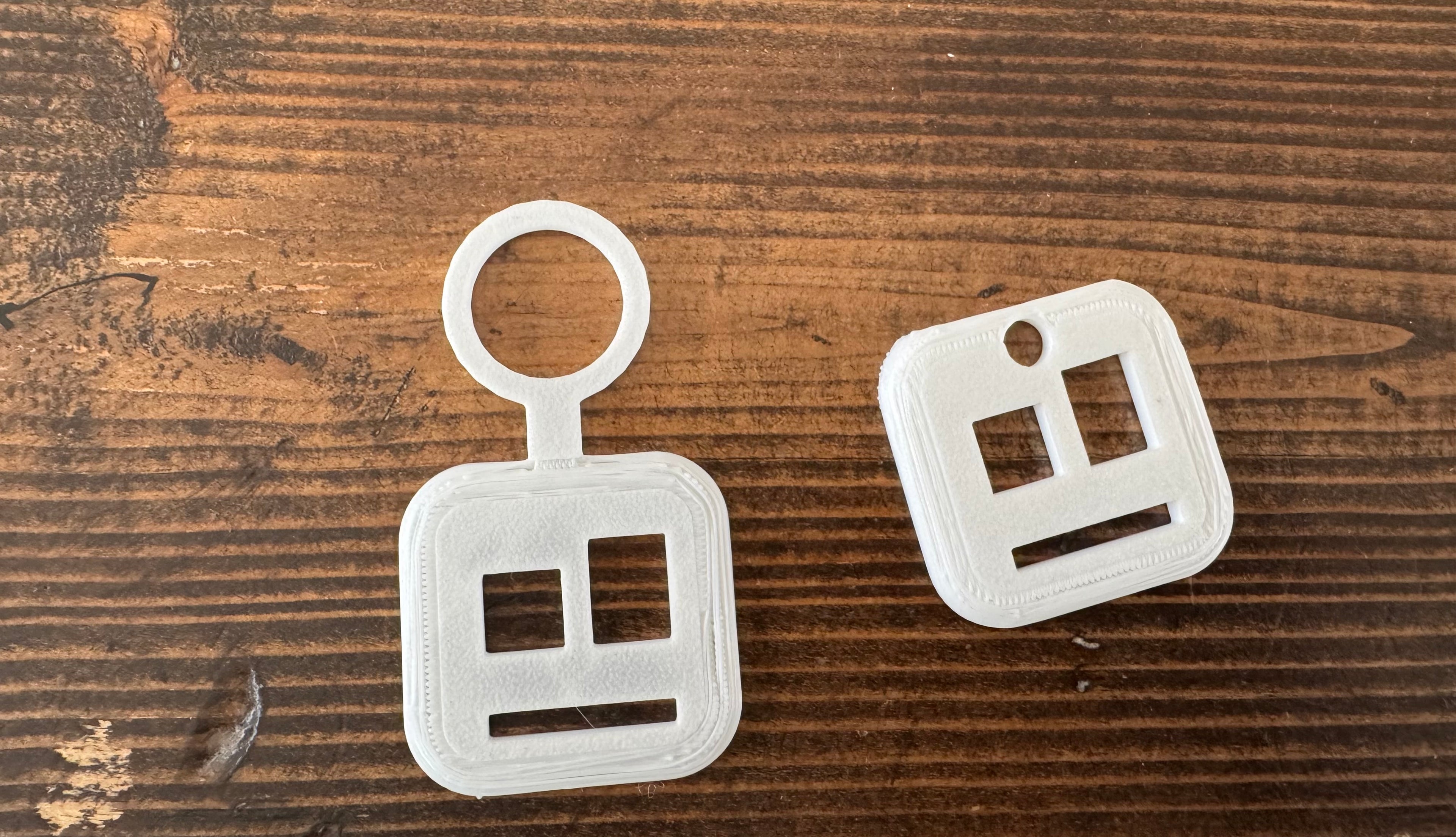 Stick Bot keychain
