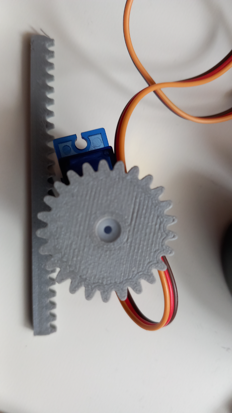 Servomotor Zahnrad (mit Zahnradstange)