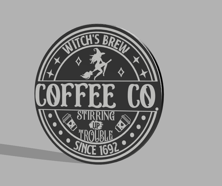 Witch's Brew Coffee Co Sign
