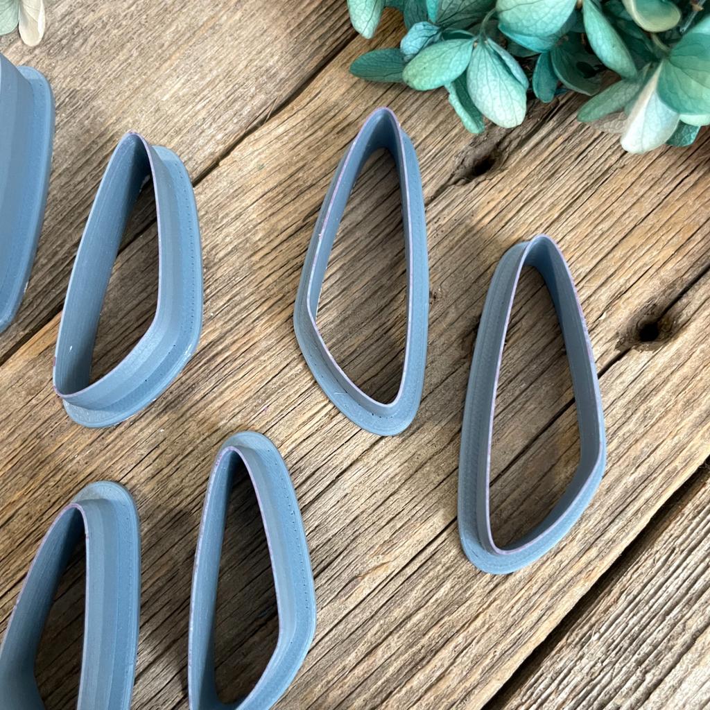 Thin Angled Drop Earring Cutters