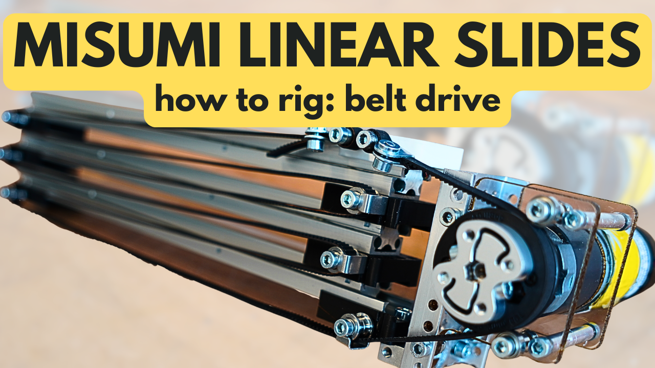 Linear Slide Insert for Misumi Slides (Belt) FTC