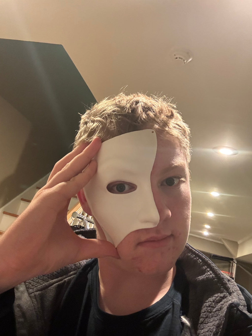 Phantom of the Opera Masquerade Mask (With holes)