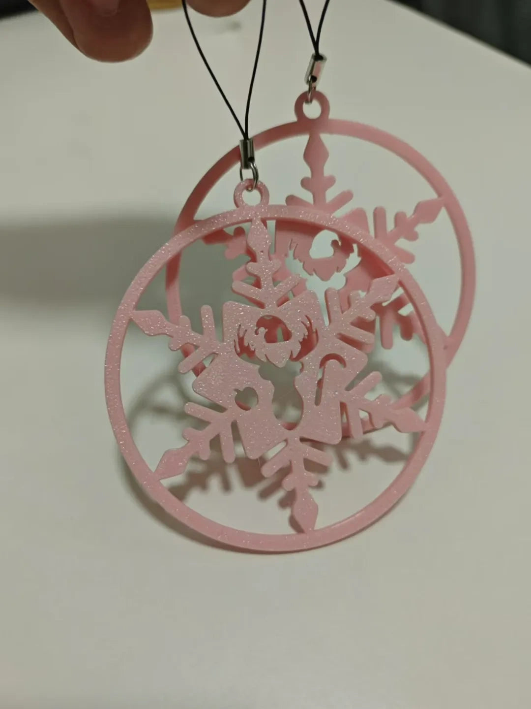 圣诞节雪花麋鹿挂饰