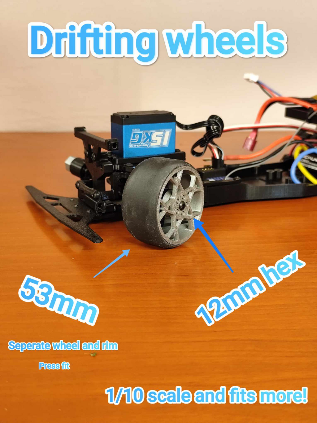 1/10 Drifting wheels