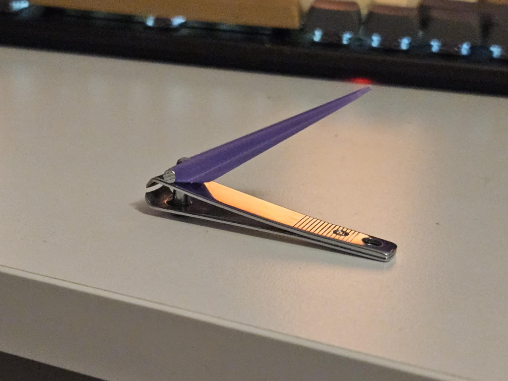Nail Clipper hinge, Tested on 56 x 12mm cutters