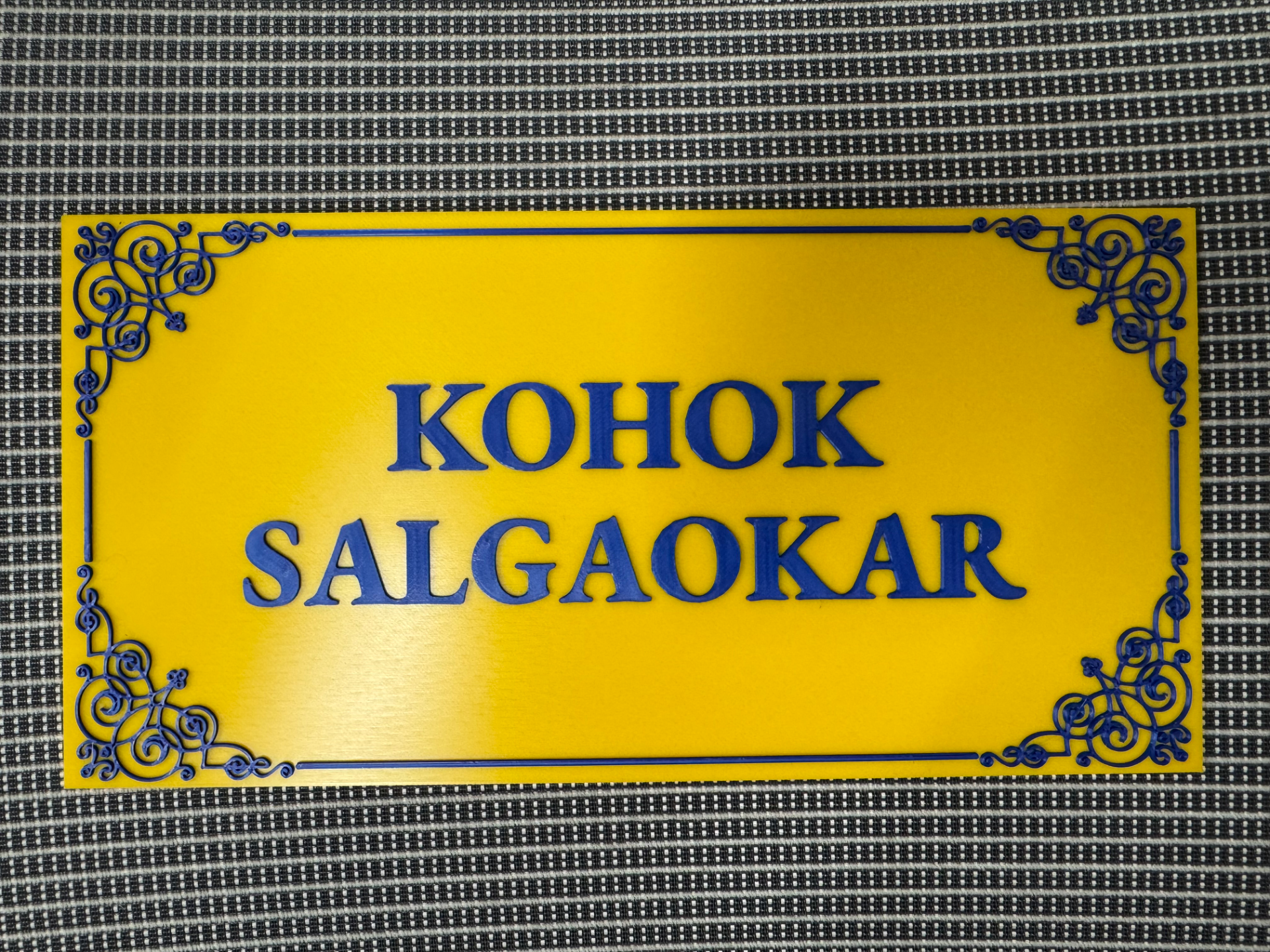 Door / House Name Plate