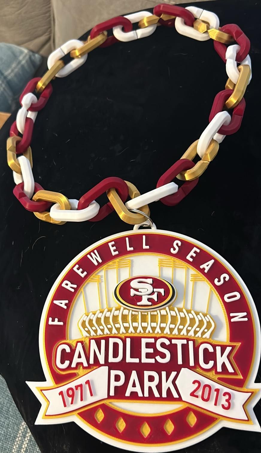 SF 49ERS CANDLESTICK Hype Chain