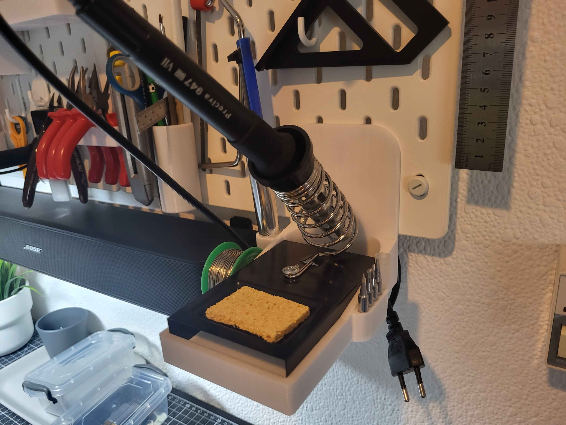 Soldering Iron Holder for Ikea Skadis