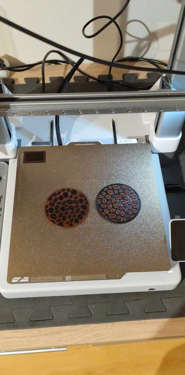 Coffee beans coasters