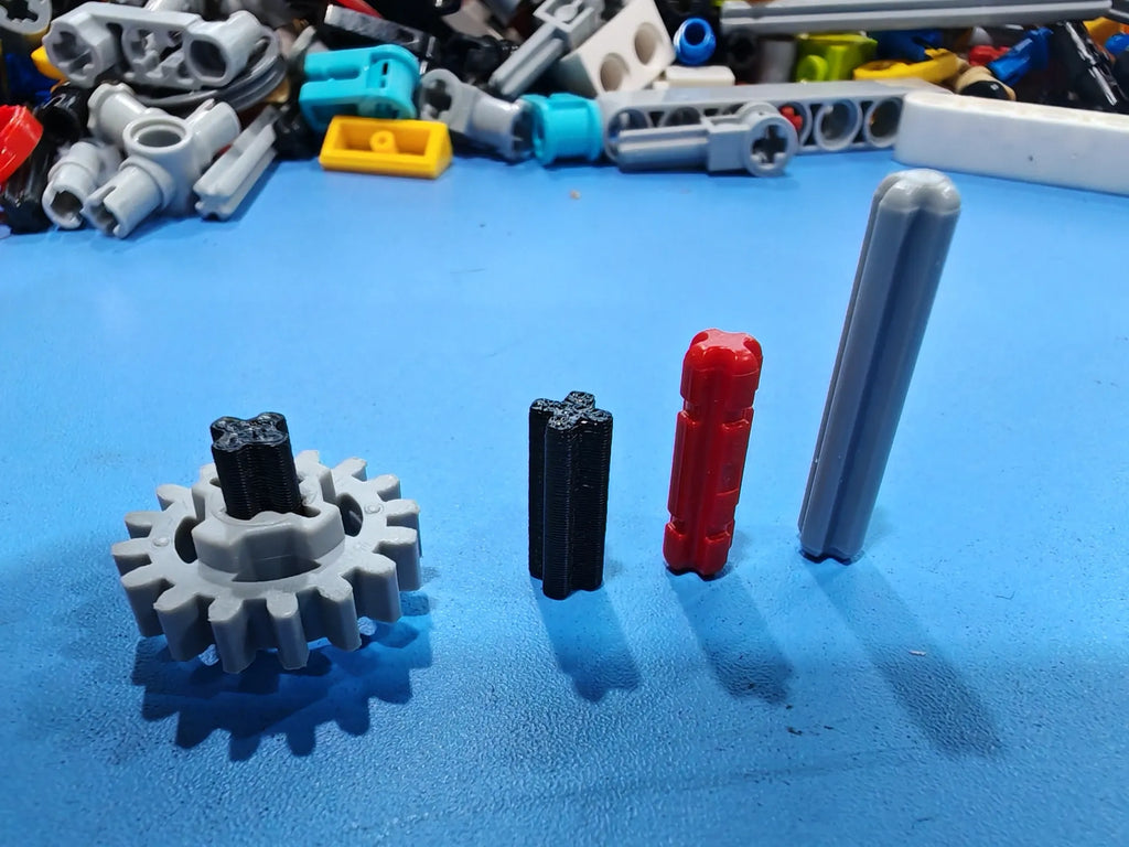 自制1.5单位积木轴(兼容乐高)