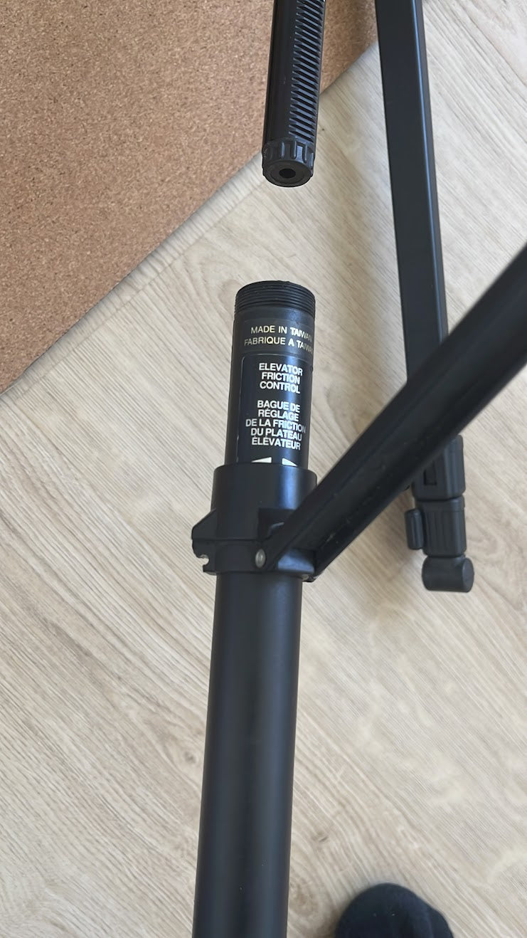 Tripod replacement slide mechanism