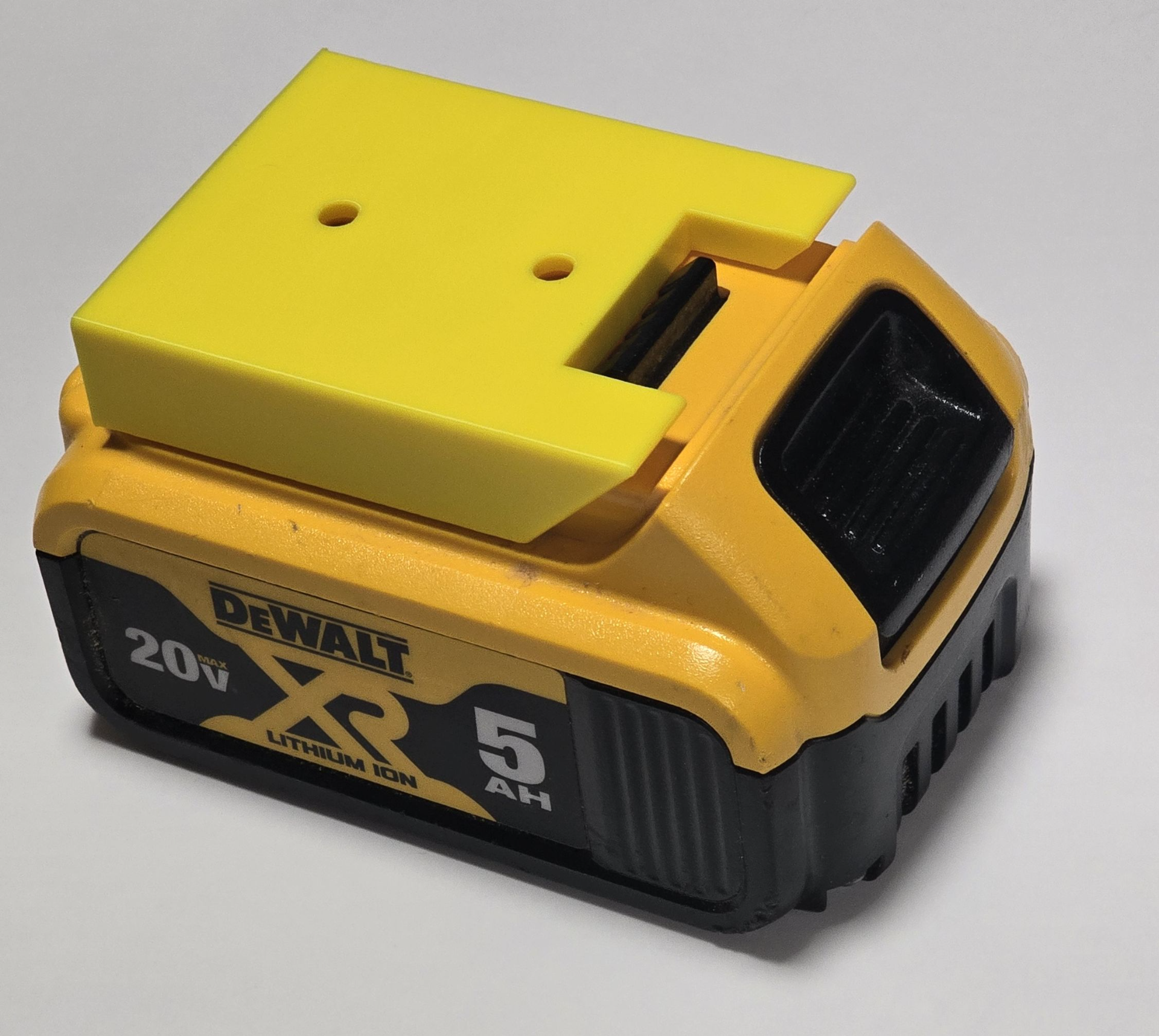 Non-Latching Holder for DeWalt 20V Battery