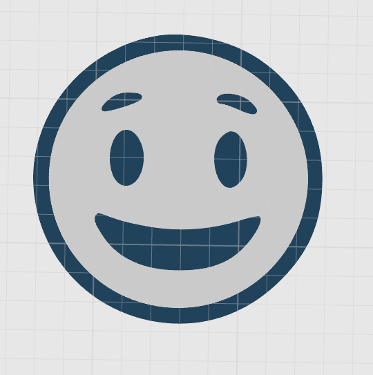 Smile coaster