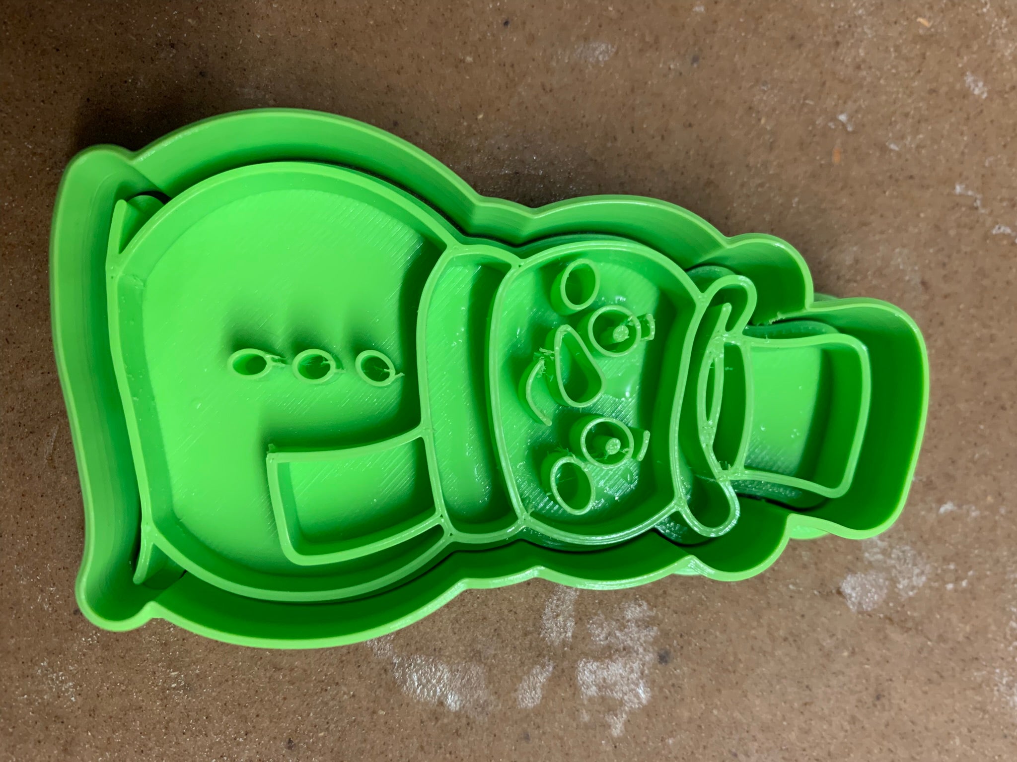 Snowman cookie cutter