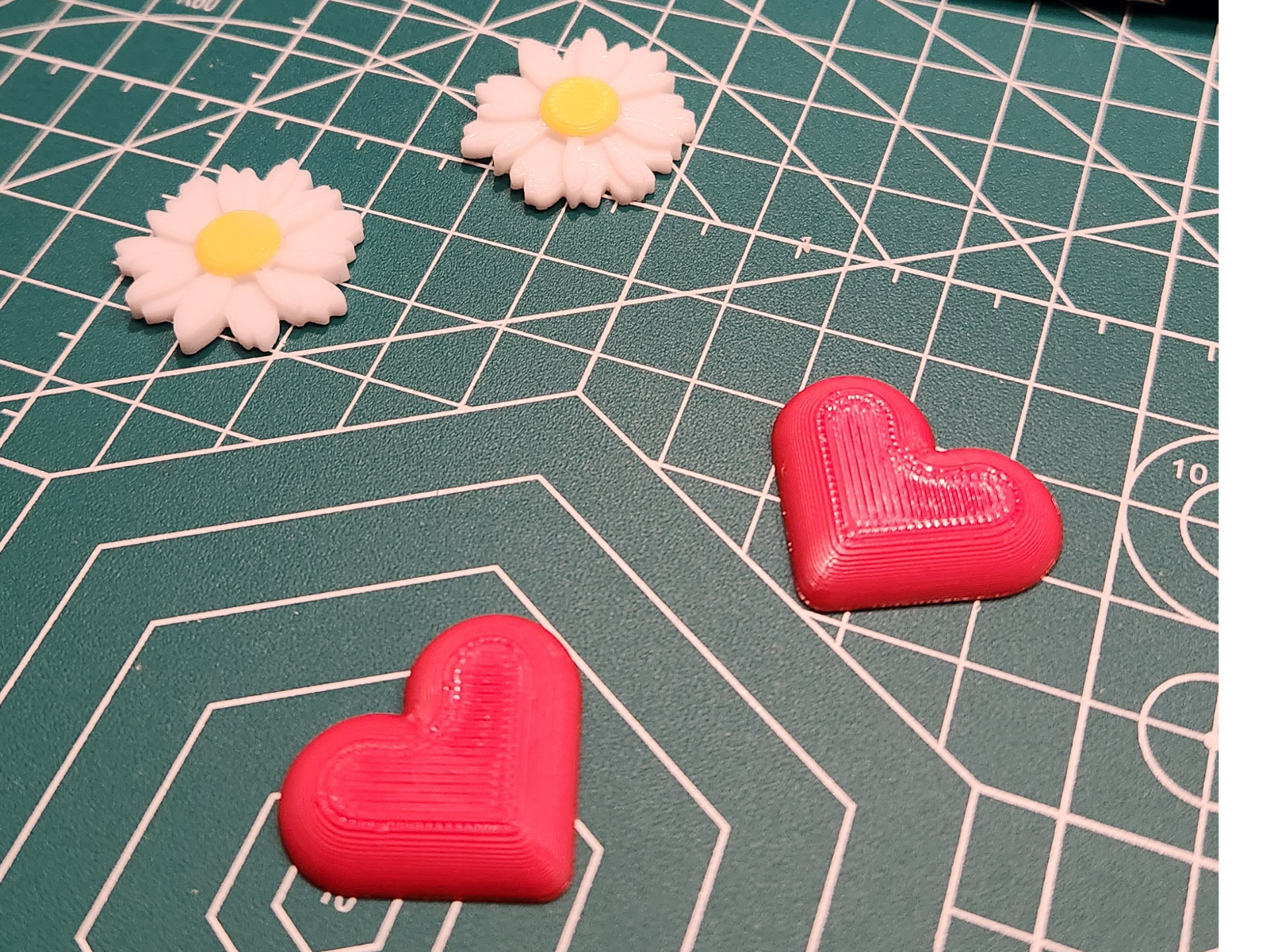 Hearts and Flowers Magnetic Buddies