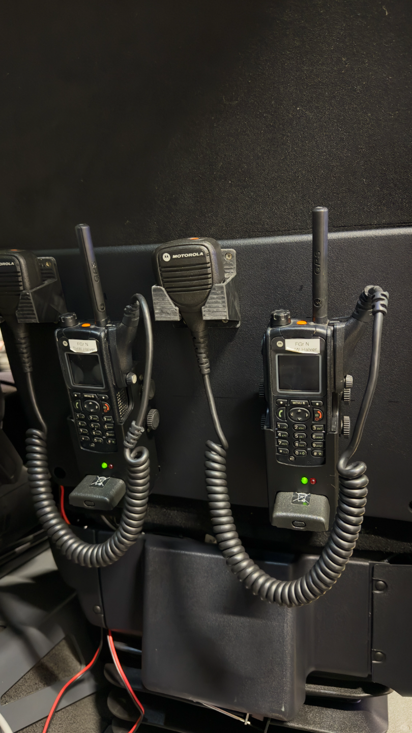 THW Motorola MIC Halterung