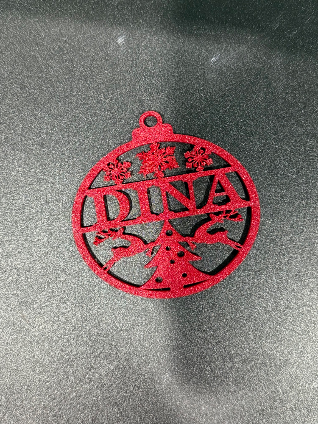 Christmas Ornament - Christmas Name Tag