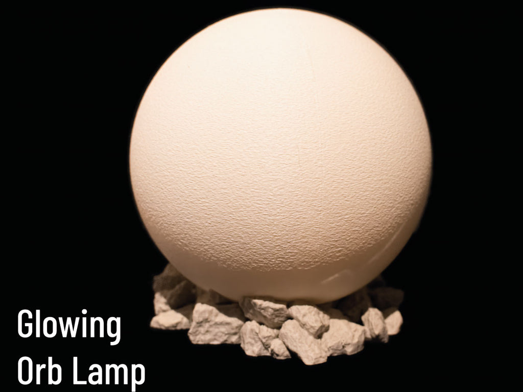 Glowing Orb Lamp