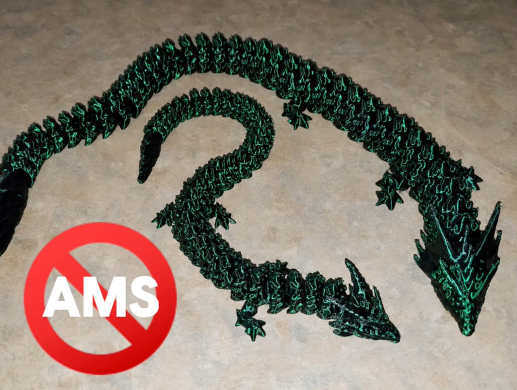 Articulated Flexi Dragon - Easy 3D Printable