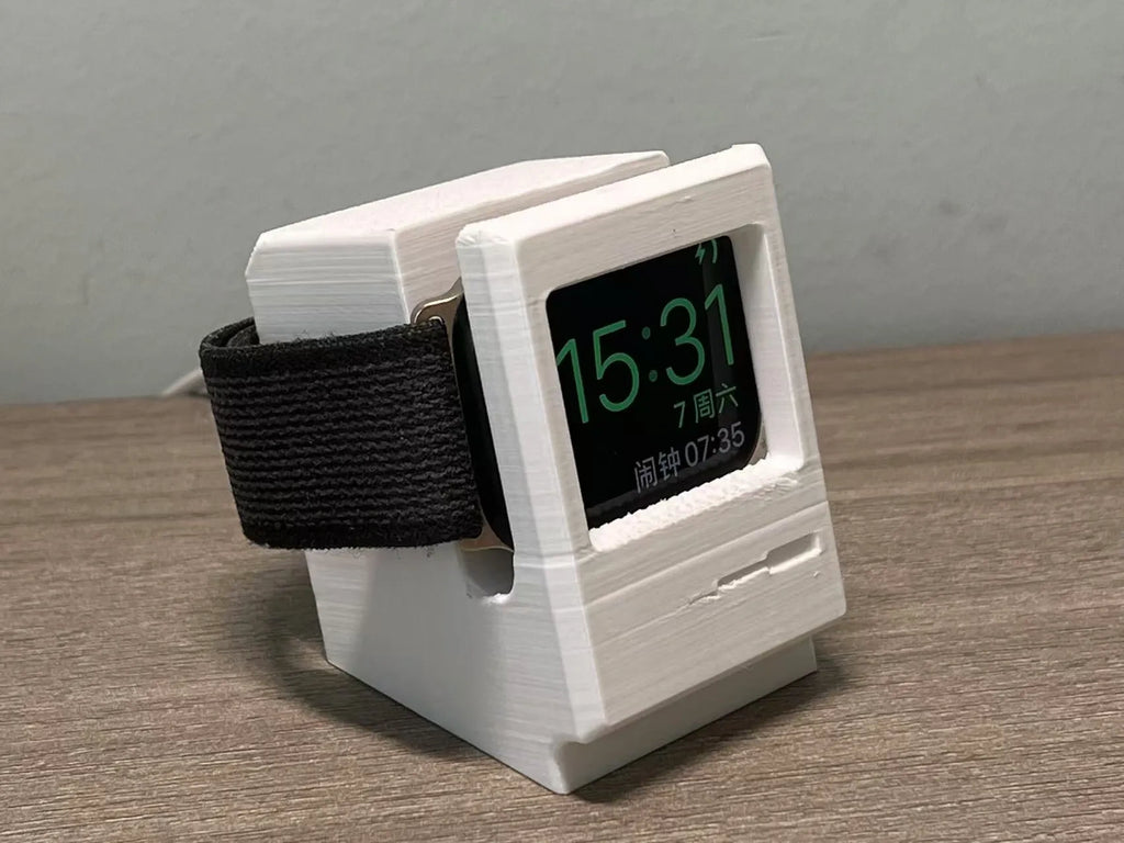 Apple Macintosh|复古麦金塔外观 Apple Watch充电底座