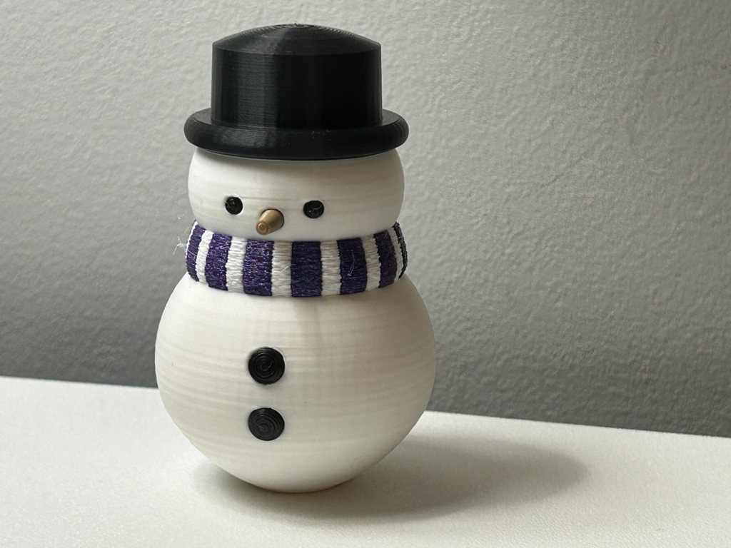 Winter's First Snowman