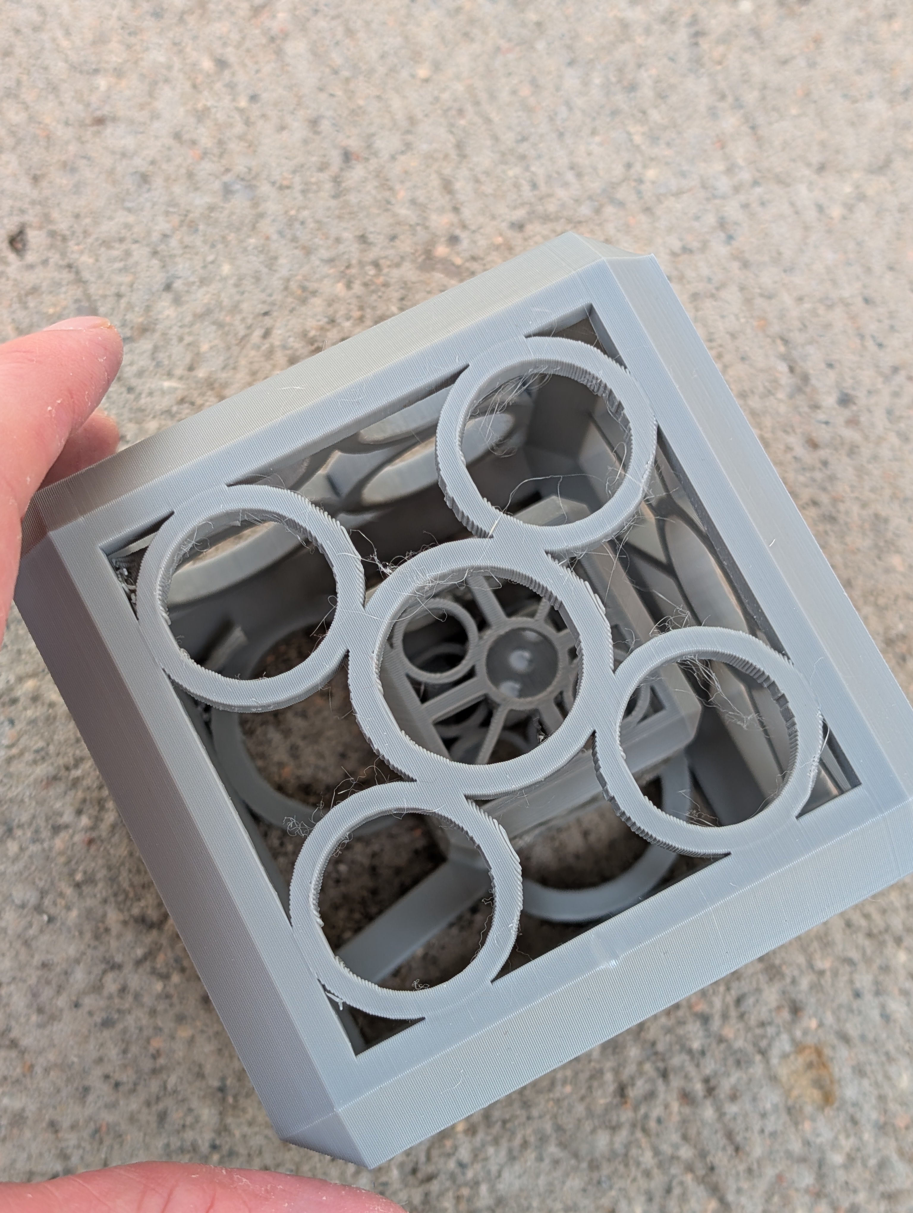 Airless Dice inside of a dice inside of a dice