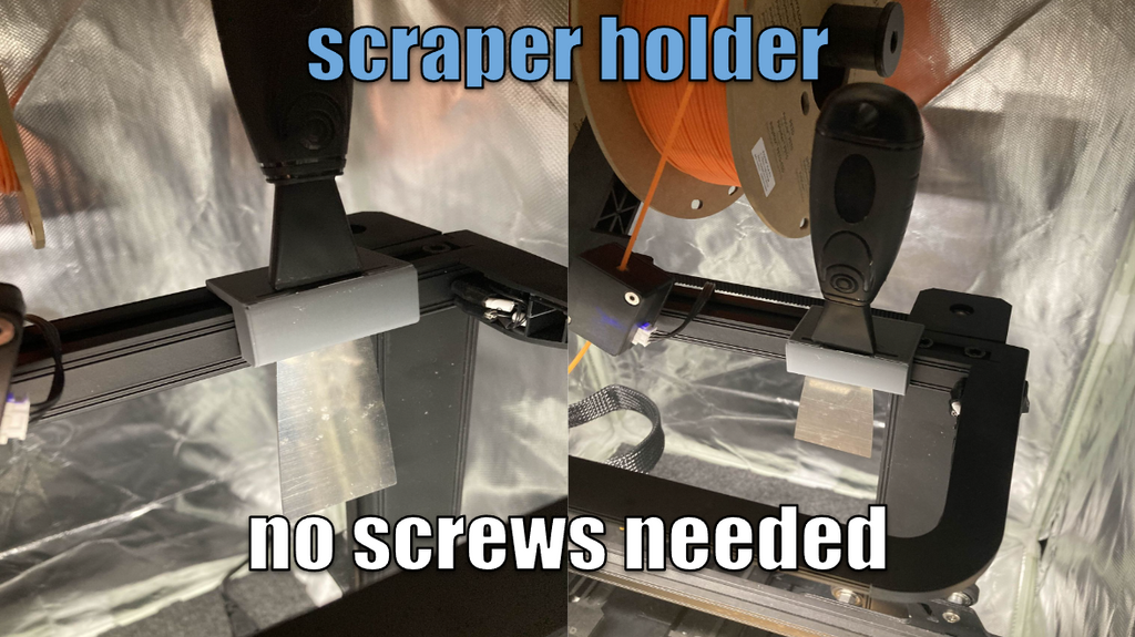 Ender 3 S1 Pro Scraper Holder